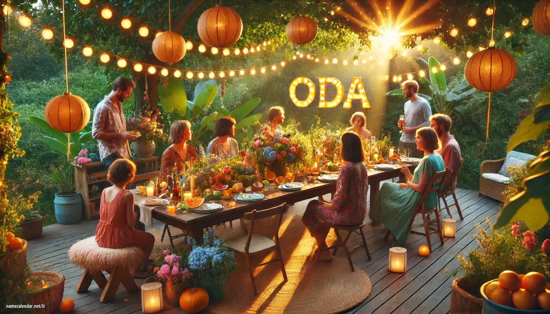 Celebrazione dell'onomastico e del nome - Oda