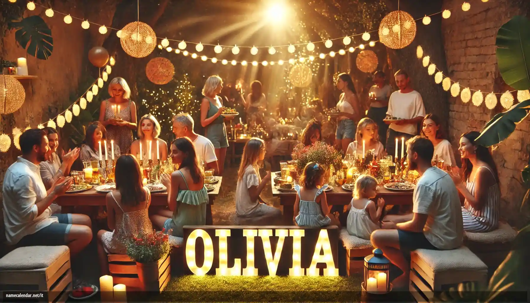 Celebrazione dell'onomastico e del nome - Olivia