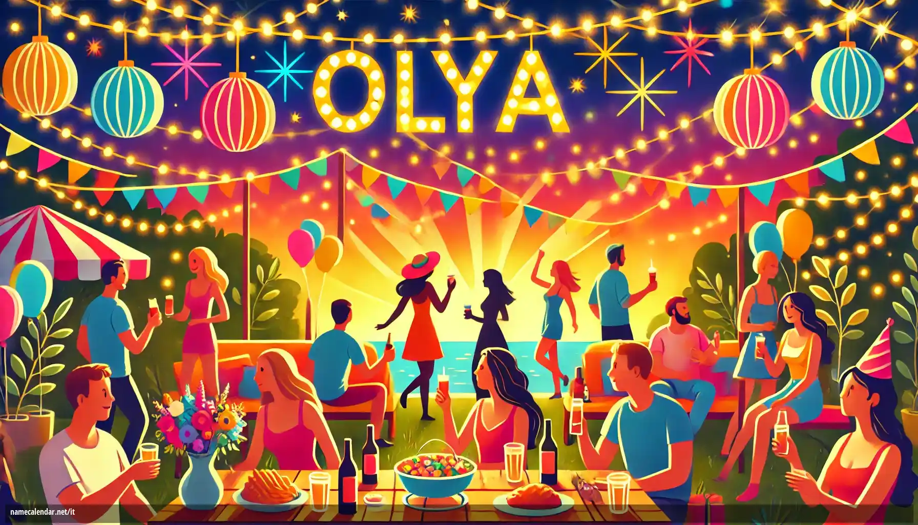 Celebrazione dell'onomastico e del nome - Olya