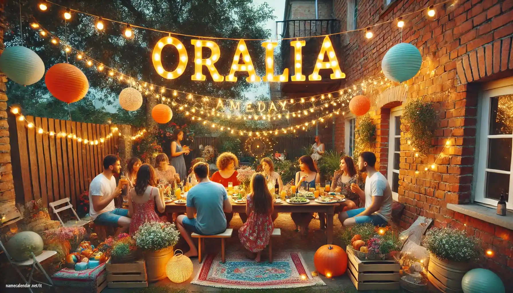 Celebrazione dell'onomastico e del nome - Oralia