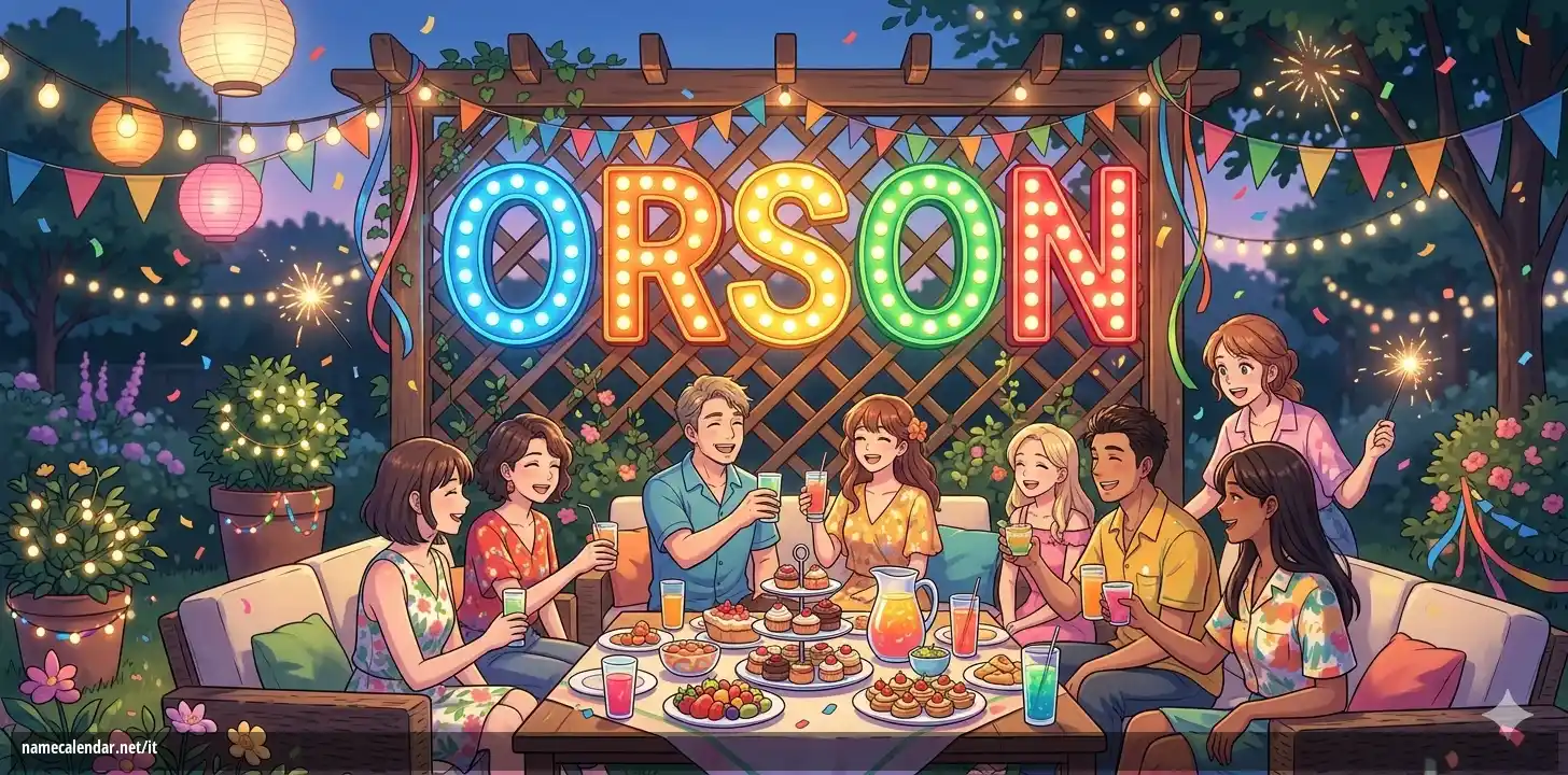Celebrazione dell'onomastico e del nome - Orson