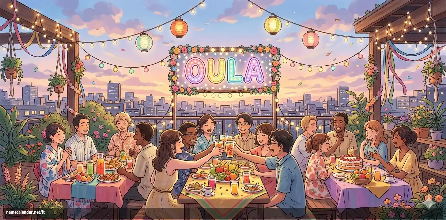 Celebrazione dell'onomastico e del nome - Oula