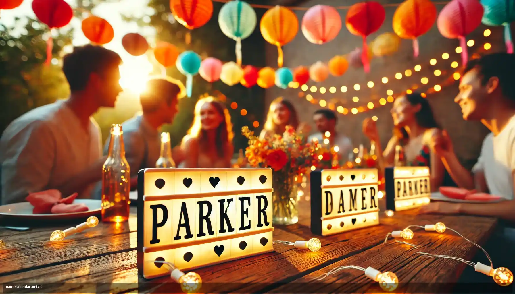 Celebrazione dell'onomastico e del nome - Parker