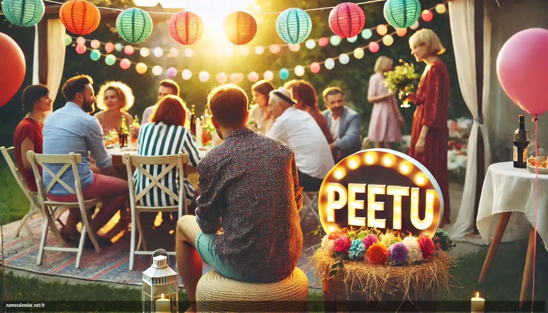 Celebrazione dell'onomastico e del nome - Peetu