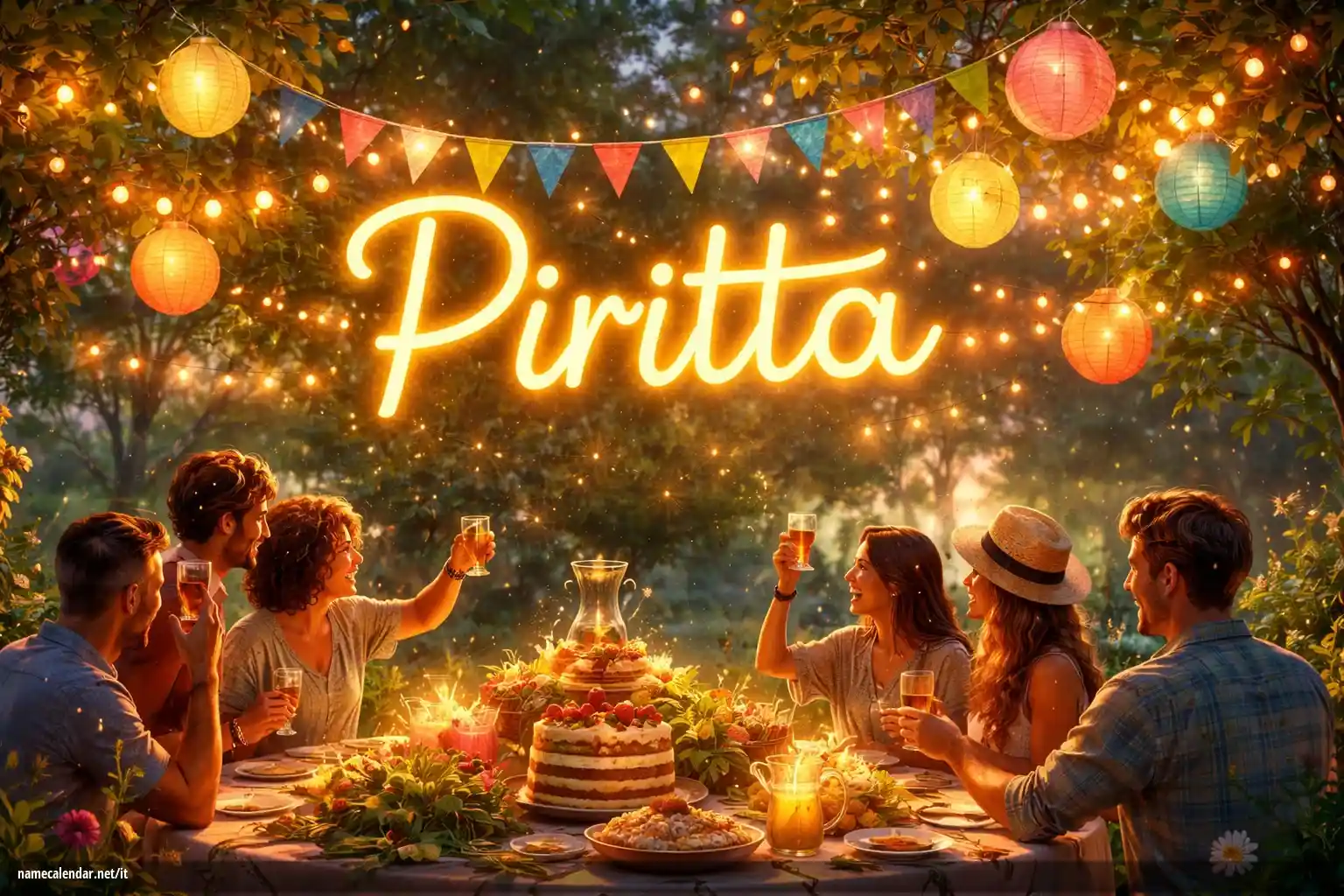 Celebrazione dell'onomastico e del nome - Piritta