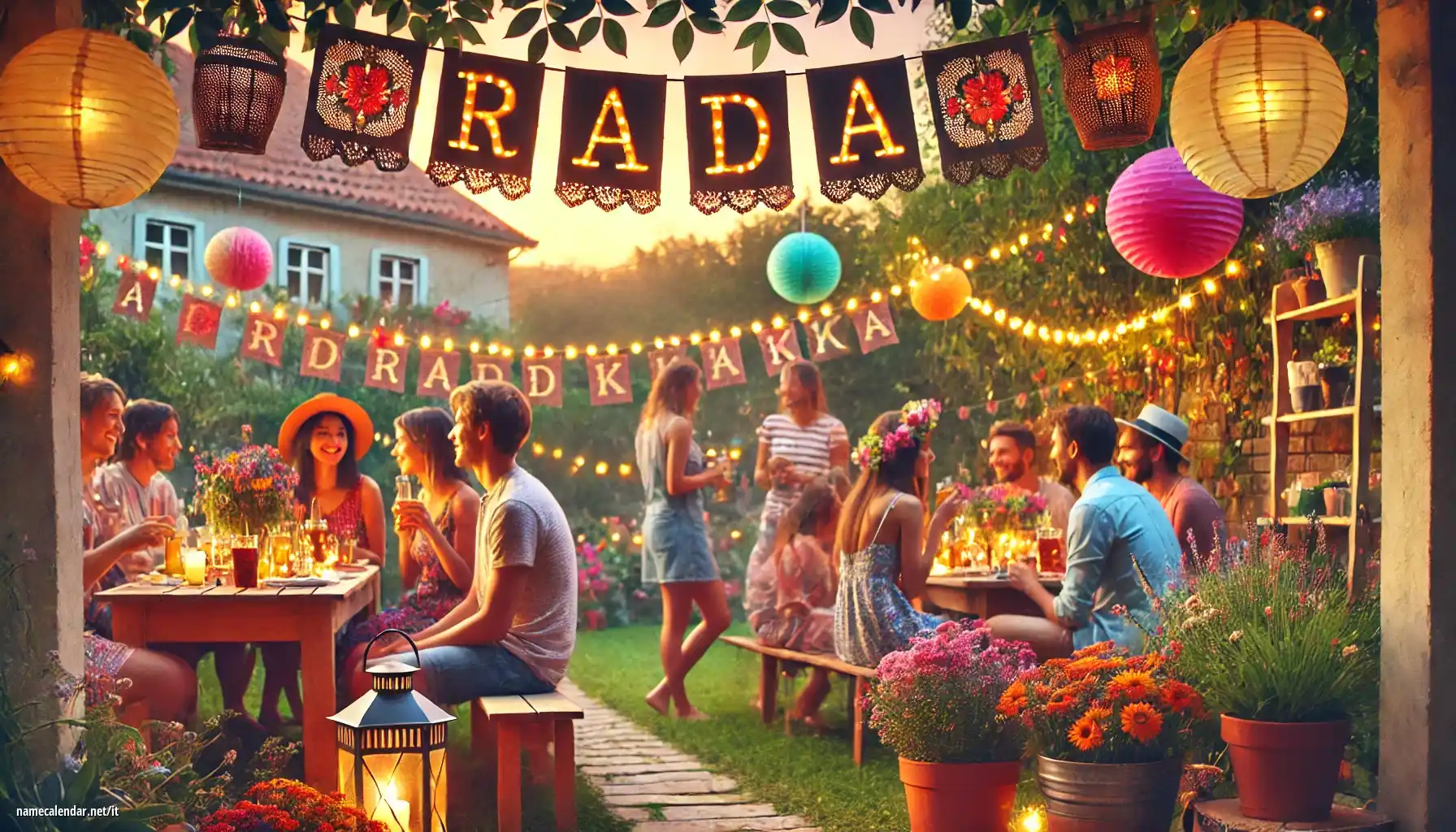 Celebrazione dell'onomastico e del nome - Rada