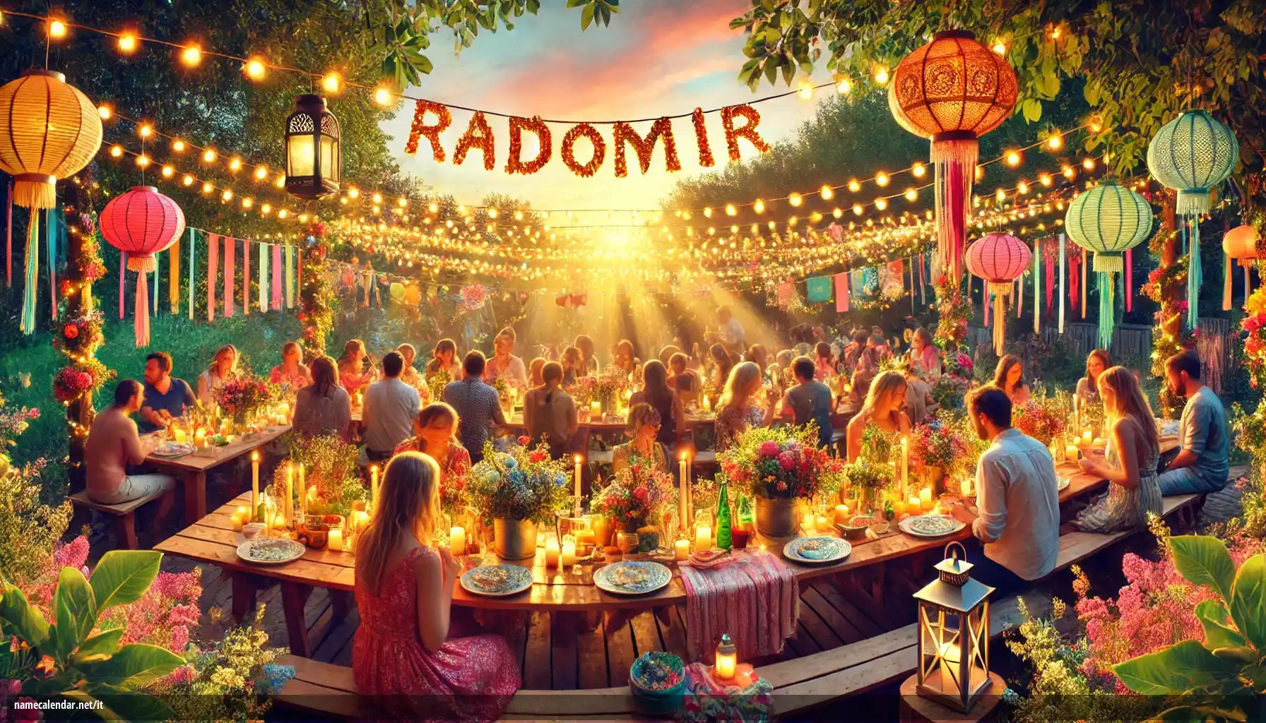 Celebrazione dell'onomastico e del nome - Radomir