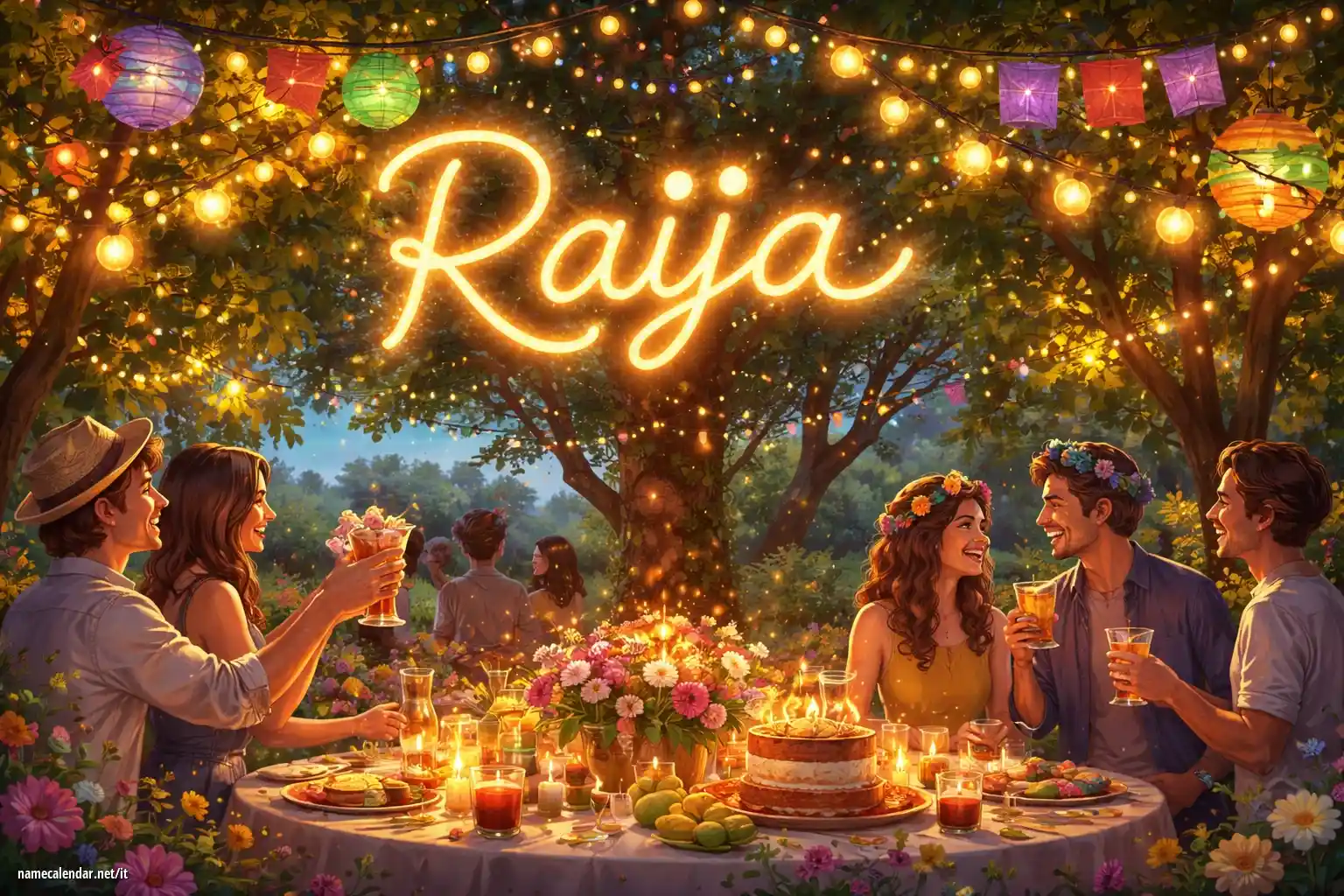 Celebrazione dell'onomastico e del nome - Raija