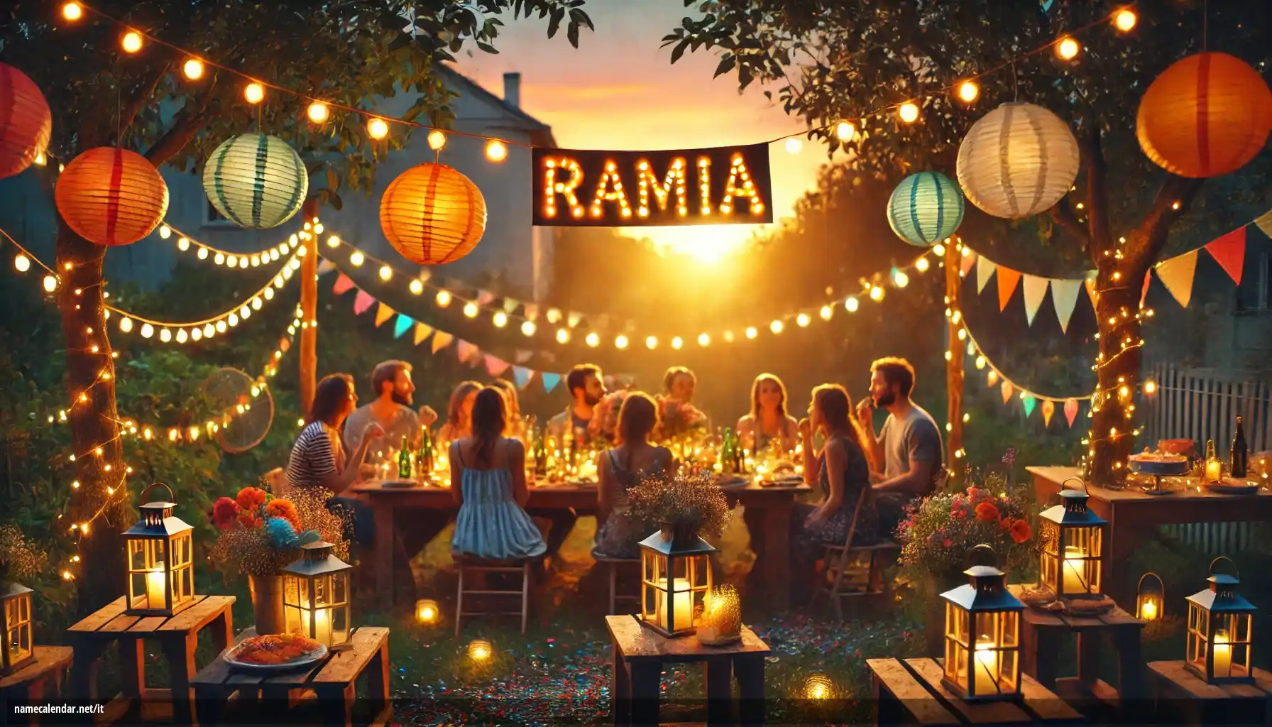 Celebrazione dell'onomastico e del nome - Ramia