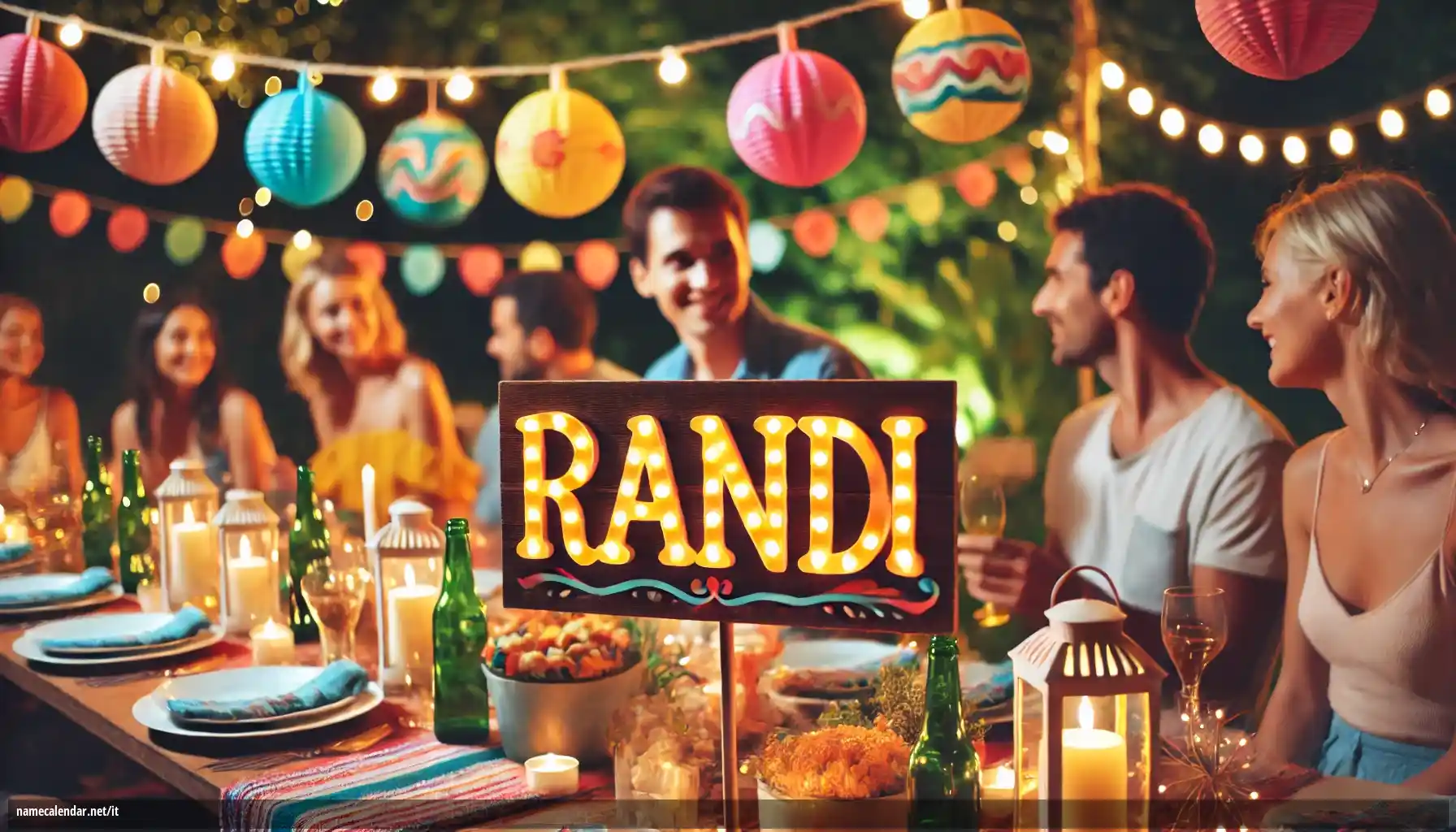 Celebrazione dell'onomastico e del nome - Randi