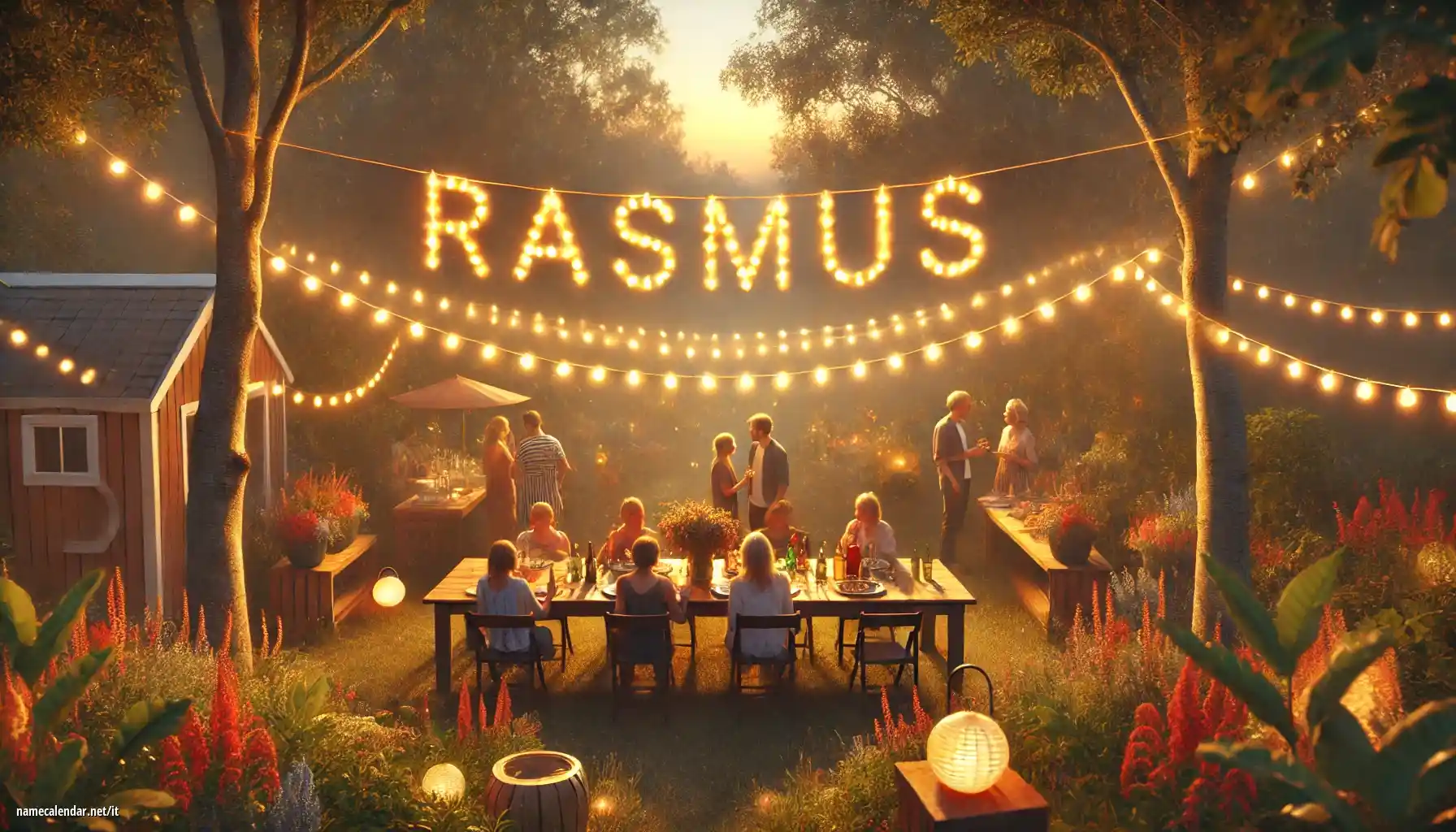 Celebrazione dell'onomastico e del nome - Rasmus