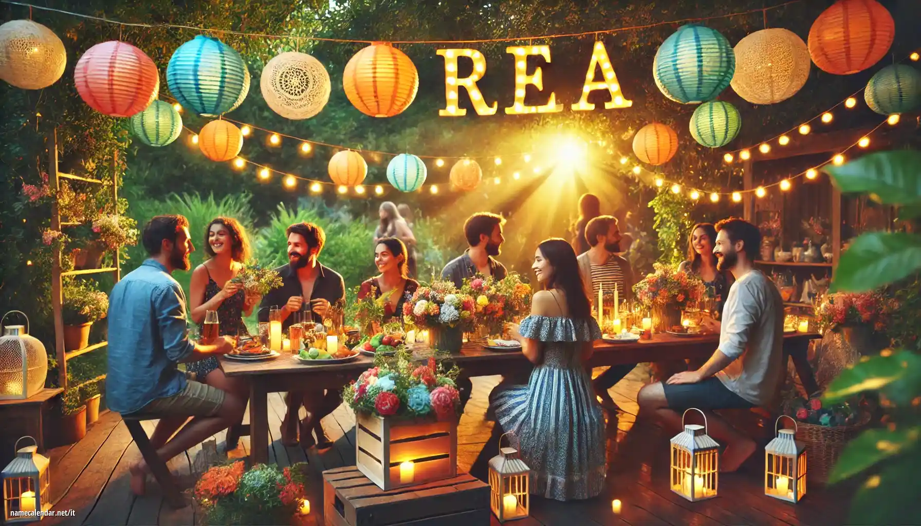 Celebrazione dell'onomastico e del nome - Rea