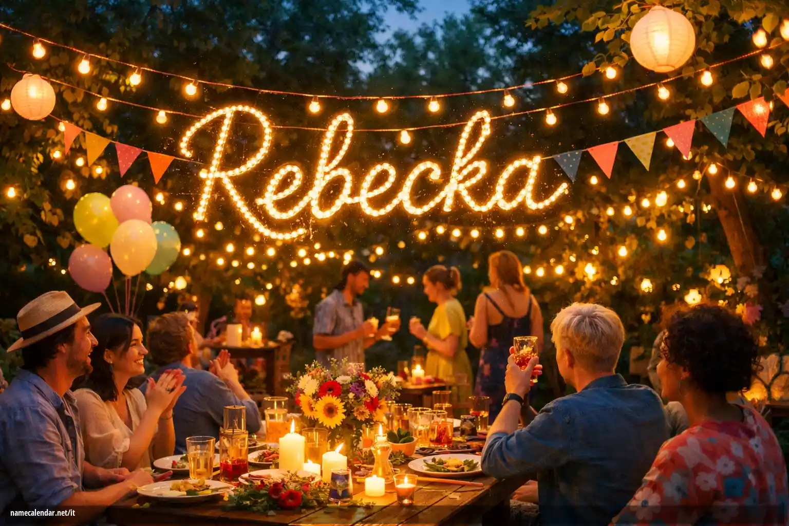 Celebrazione dell'onomastico e del nome - Rebecka