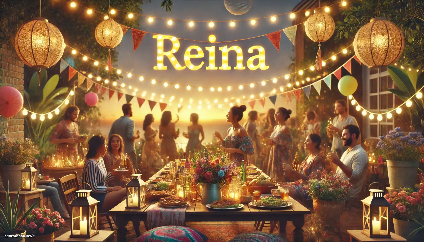 Celebrazione dell'onomastico e del nome - Reina