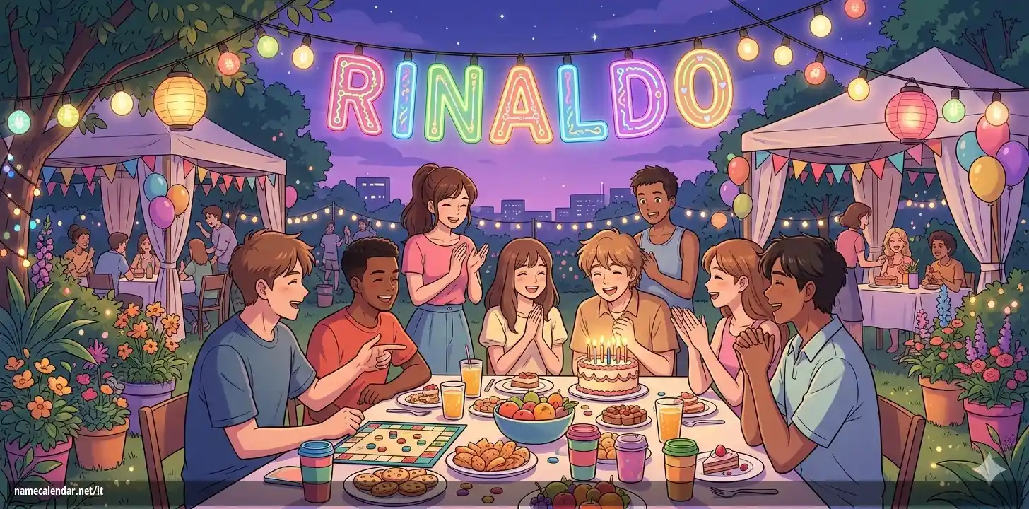 Celebrazione dell'onomastico e del nome - Rinaldo