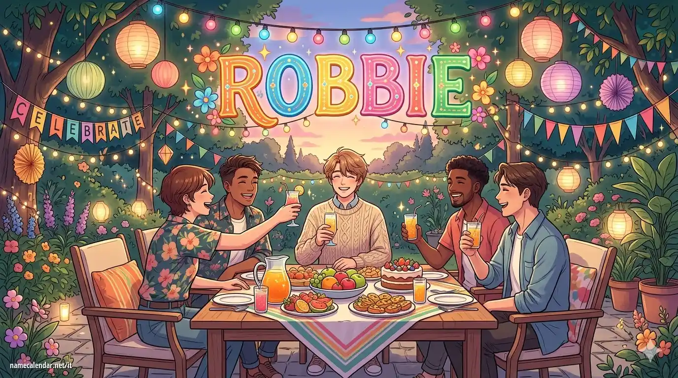 Celebrazione dell'onomastico e del nome - Robbie