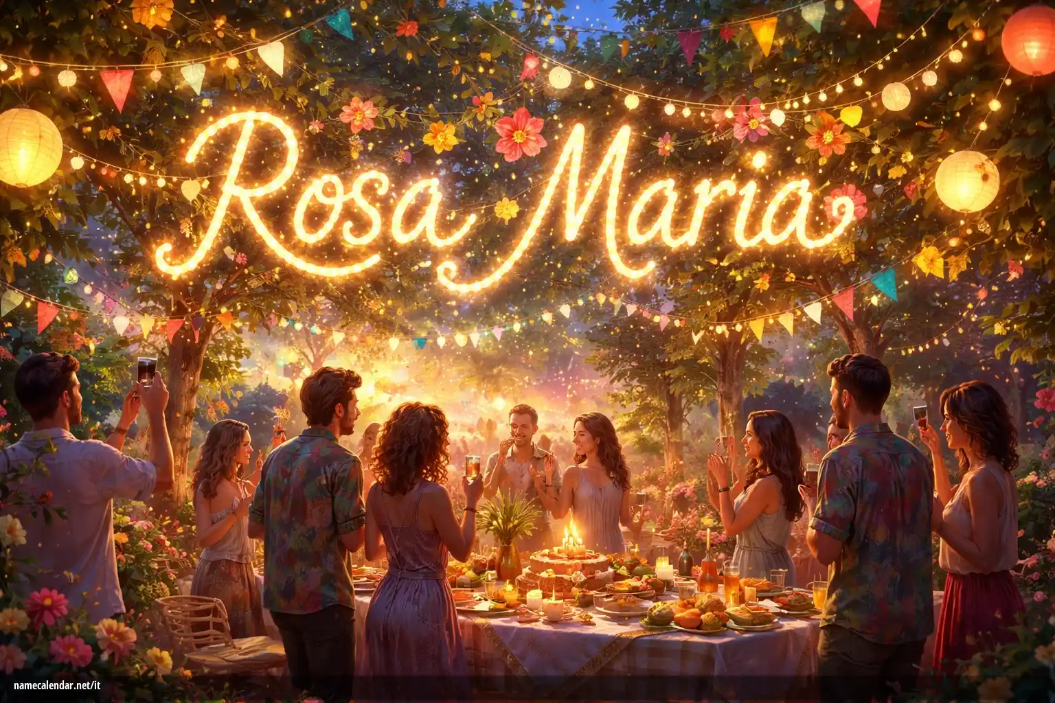 Celebrazione dell'onomastico e del nome - Rosa Maria