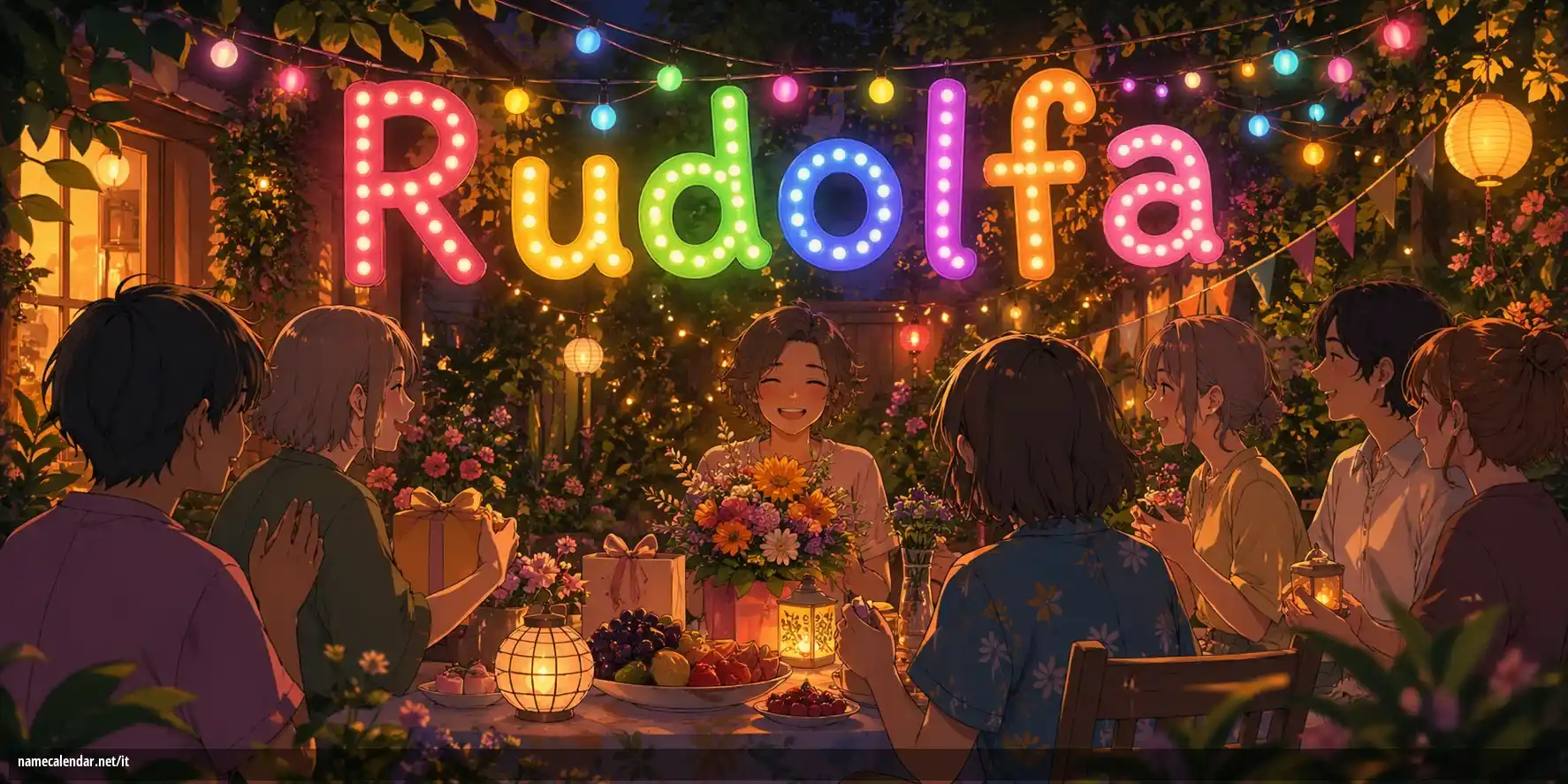Celebrazione dell'onomastico e del nome - Rudolfa