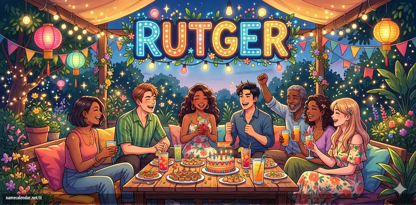 Celebrazione dell'onomastico e del nome - Rutger