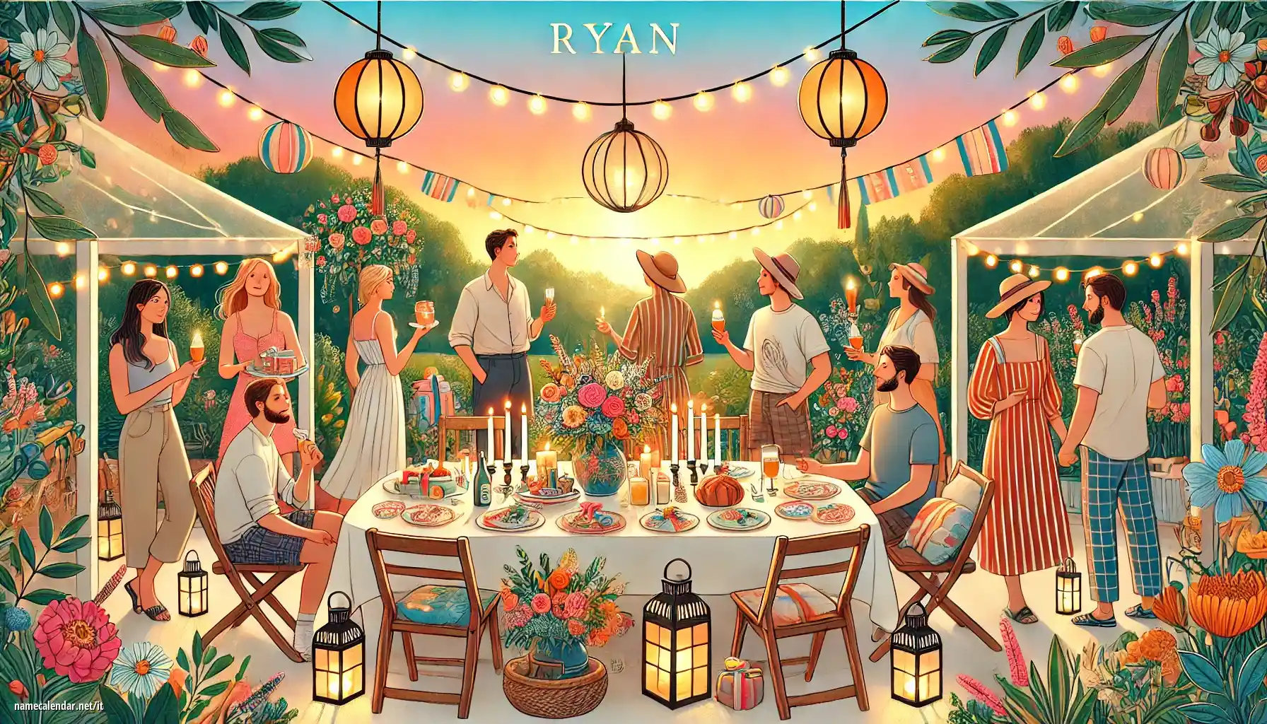 Celebrazione dell'onomastico e del nome - Ryan