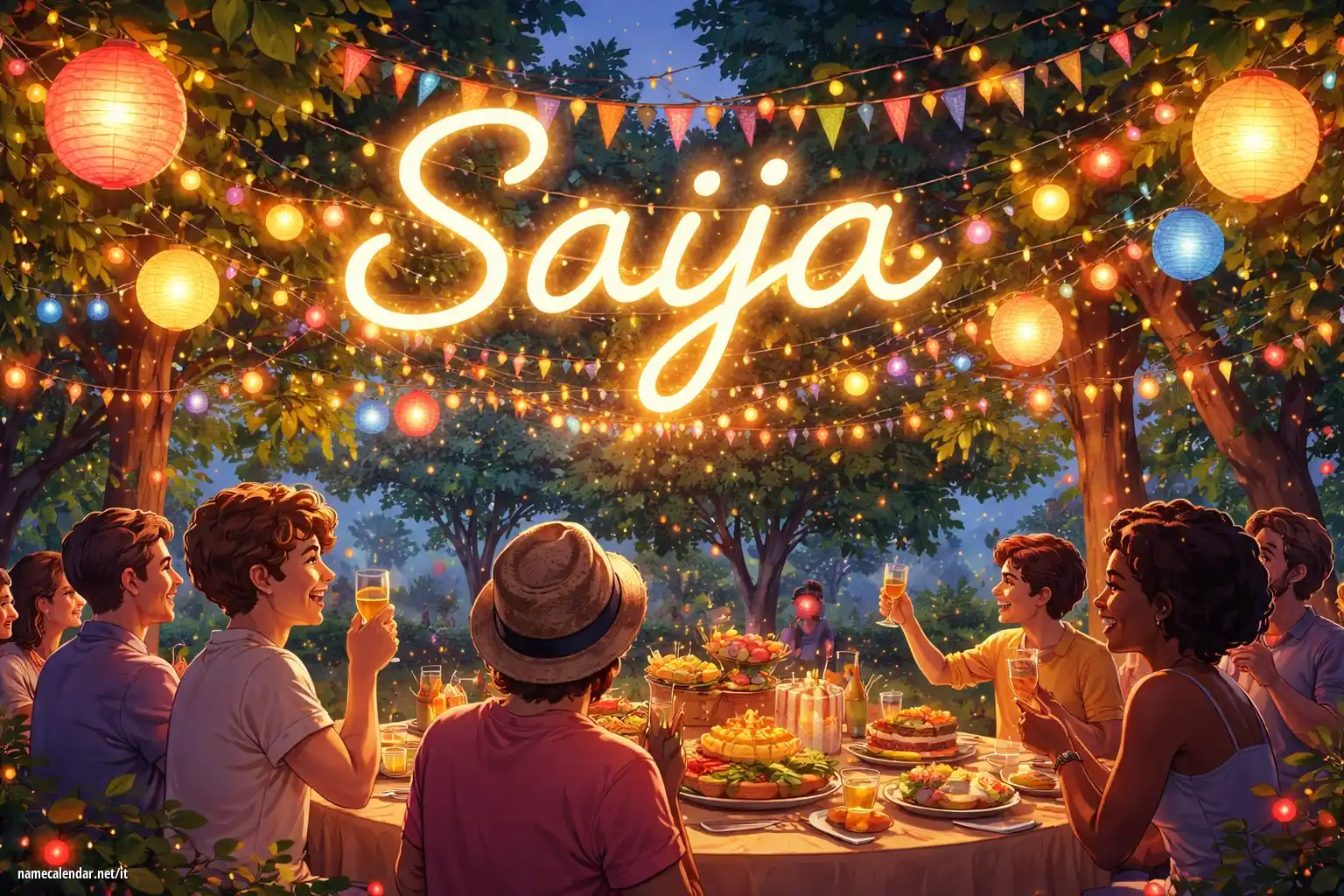 Celebrazione dell'onomastico e del nome - Saija