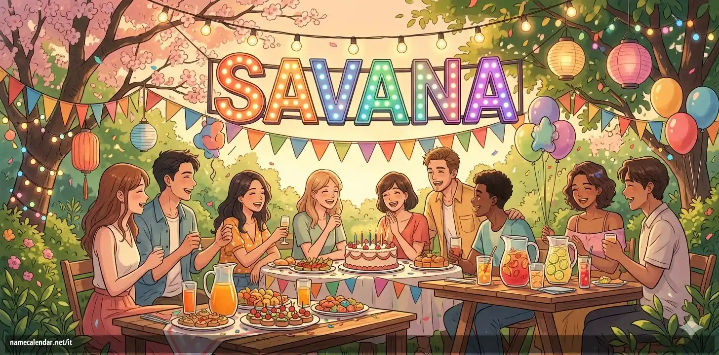 Celebrazione dell'onomastico e del nome - Savana