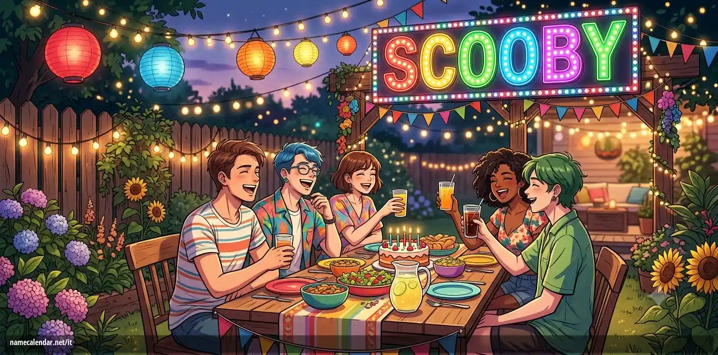 Celebrazione dell'onomastico e del nome - Scooby