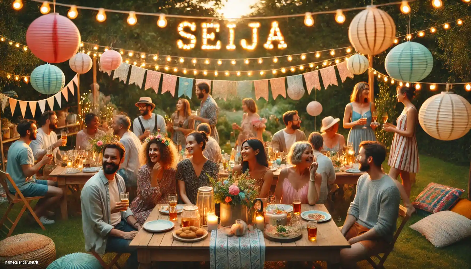 Celebrazione dell'onomastico e del nome - Seija