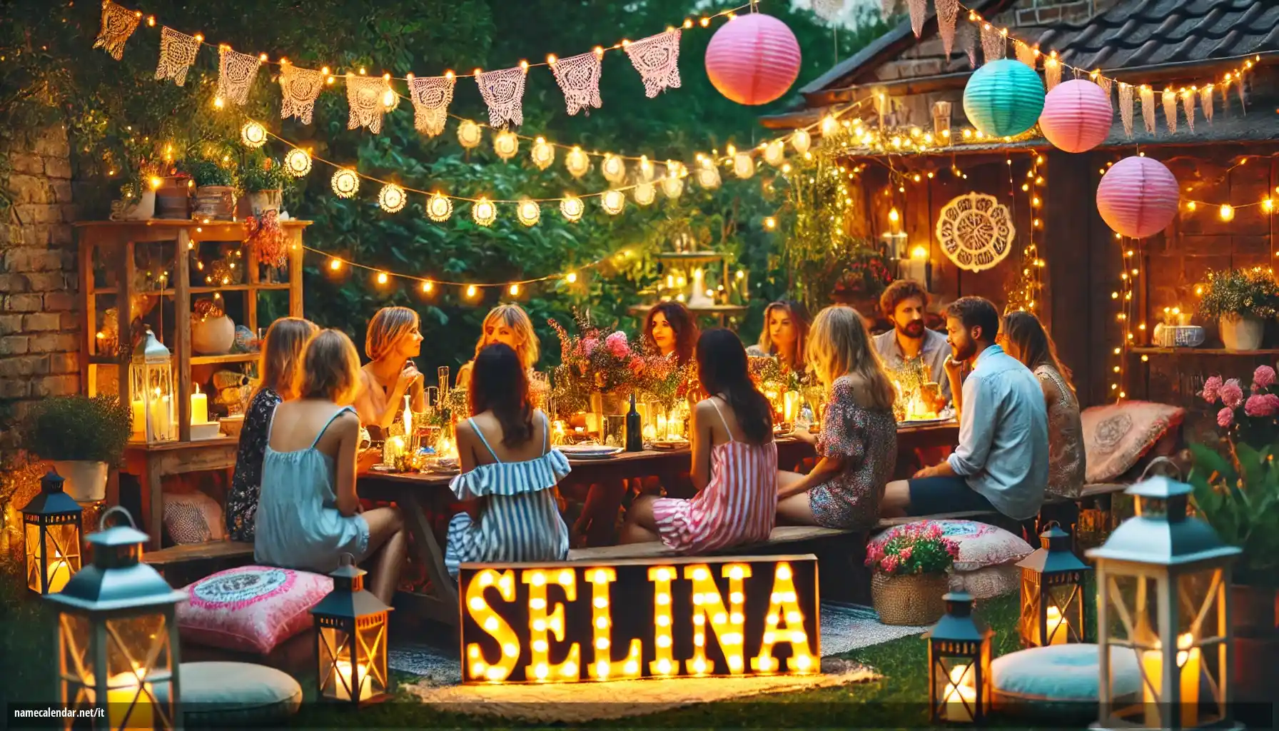 Celebrazione dell'onomastico e del nome - Selina