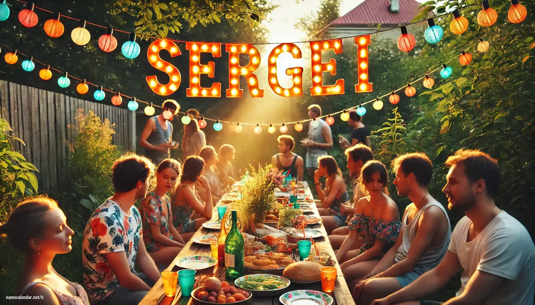 Celebrazione dell'onomastico e del nome - Sergei