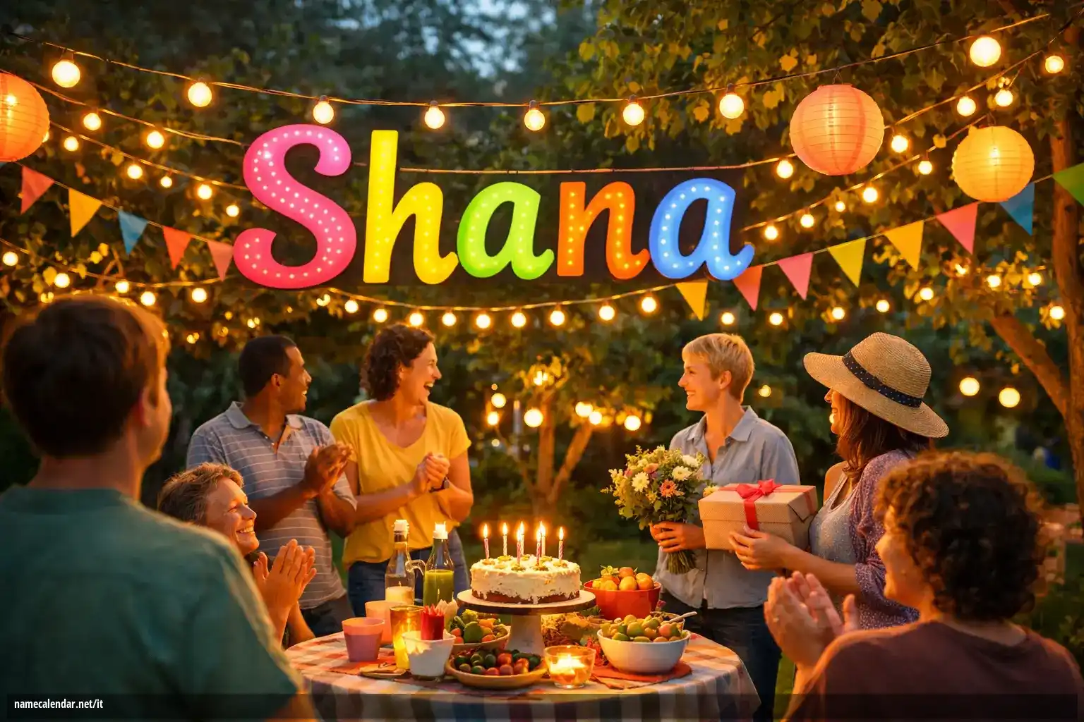 Celebrazione dell'onomastico e del nome - Shana