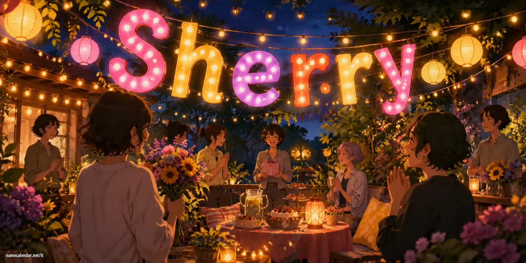 Celebrazione dell'onomastico e del nome - Sherry