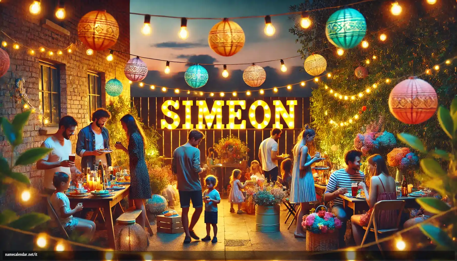 Celebrazione dell'onomastico e del nome - Simeon