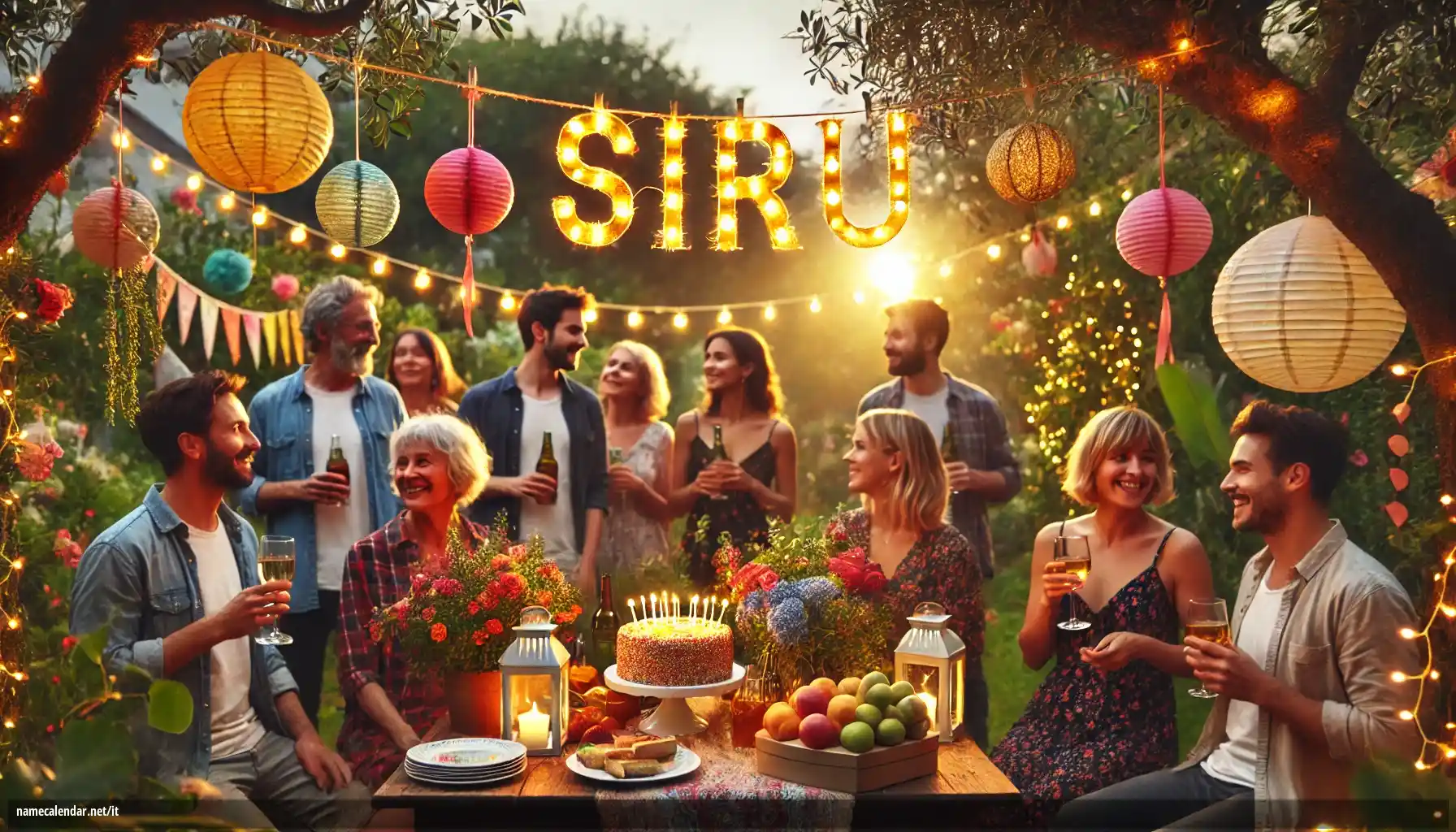 Celebrazione dell'onomastico e del nome - Siru