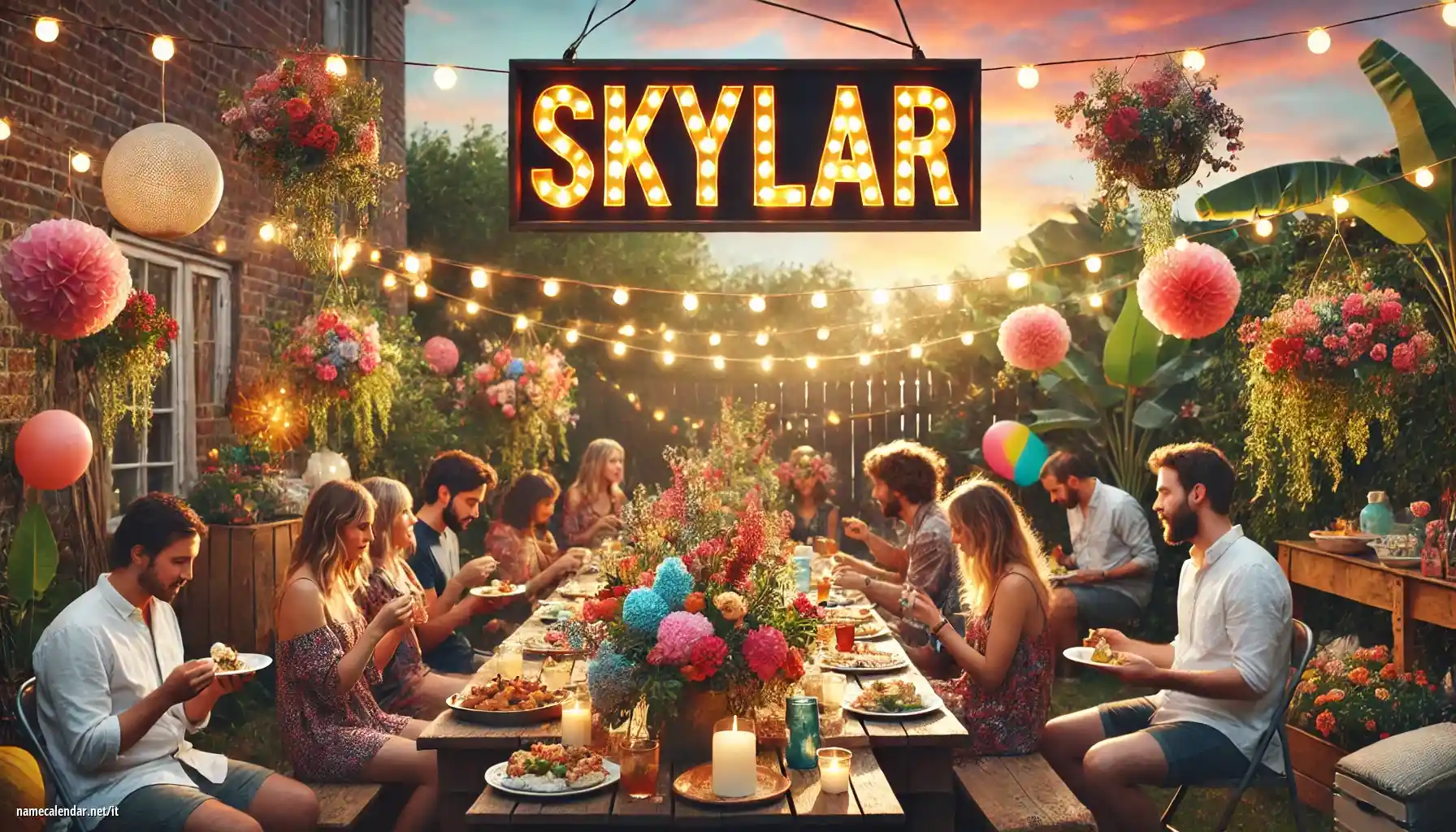 Celebrazione dell'onomastico e del nome - Skylar