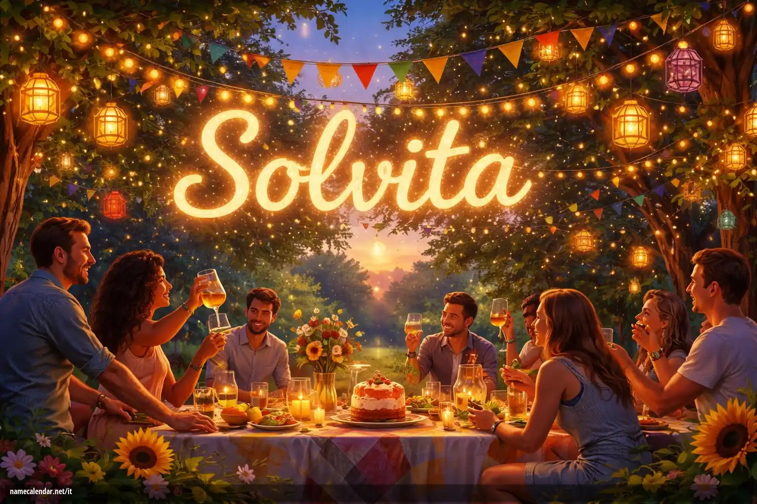 Celebrazione dell'onomastico e del nome - Solvita