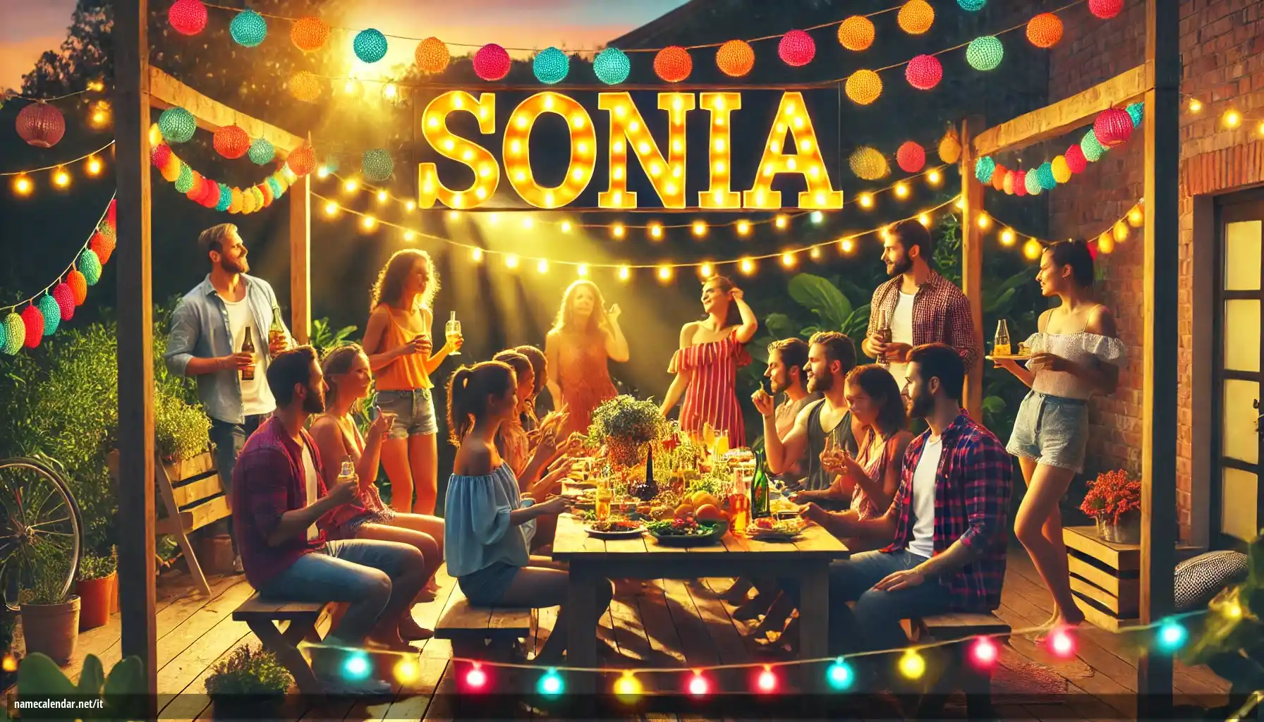 Celebrazione dell'onomastico e del nome - Sonia