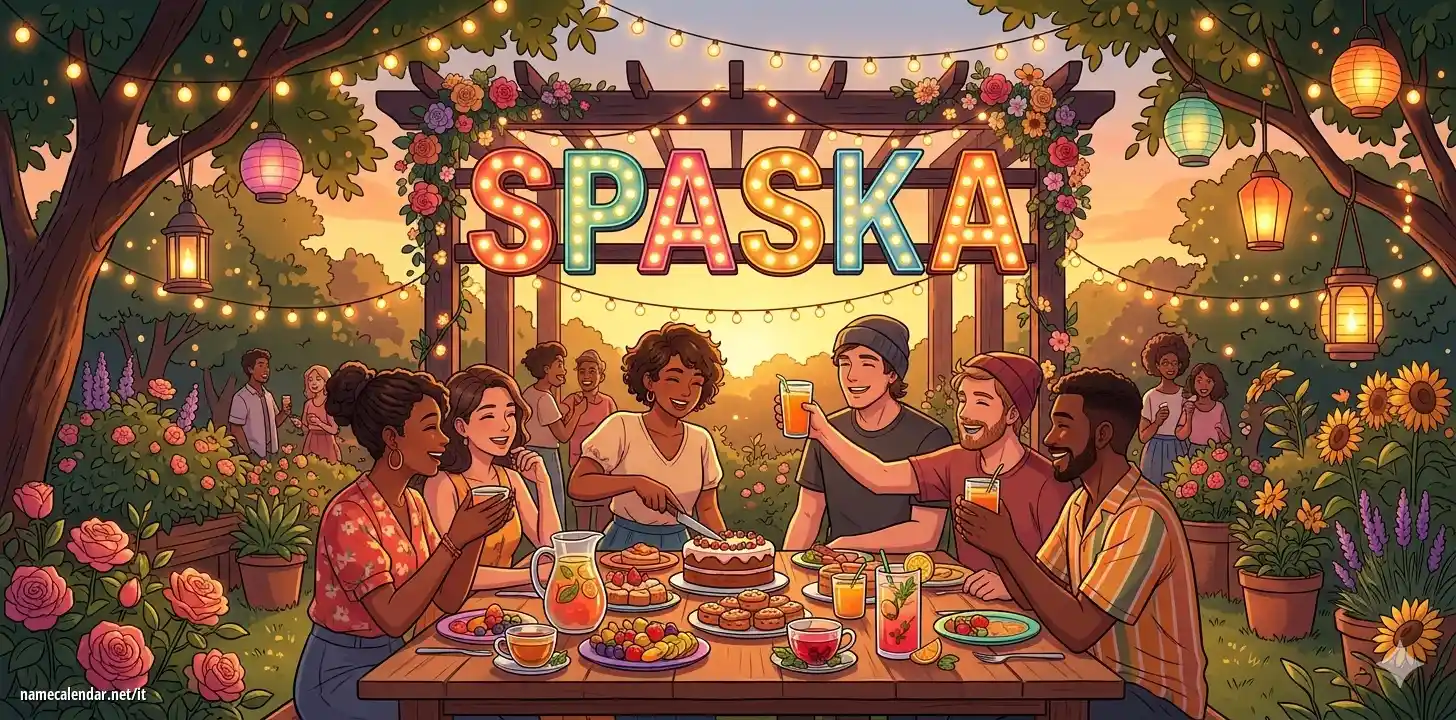 Celebrazione dell'onomastico e del nome - Spaska