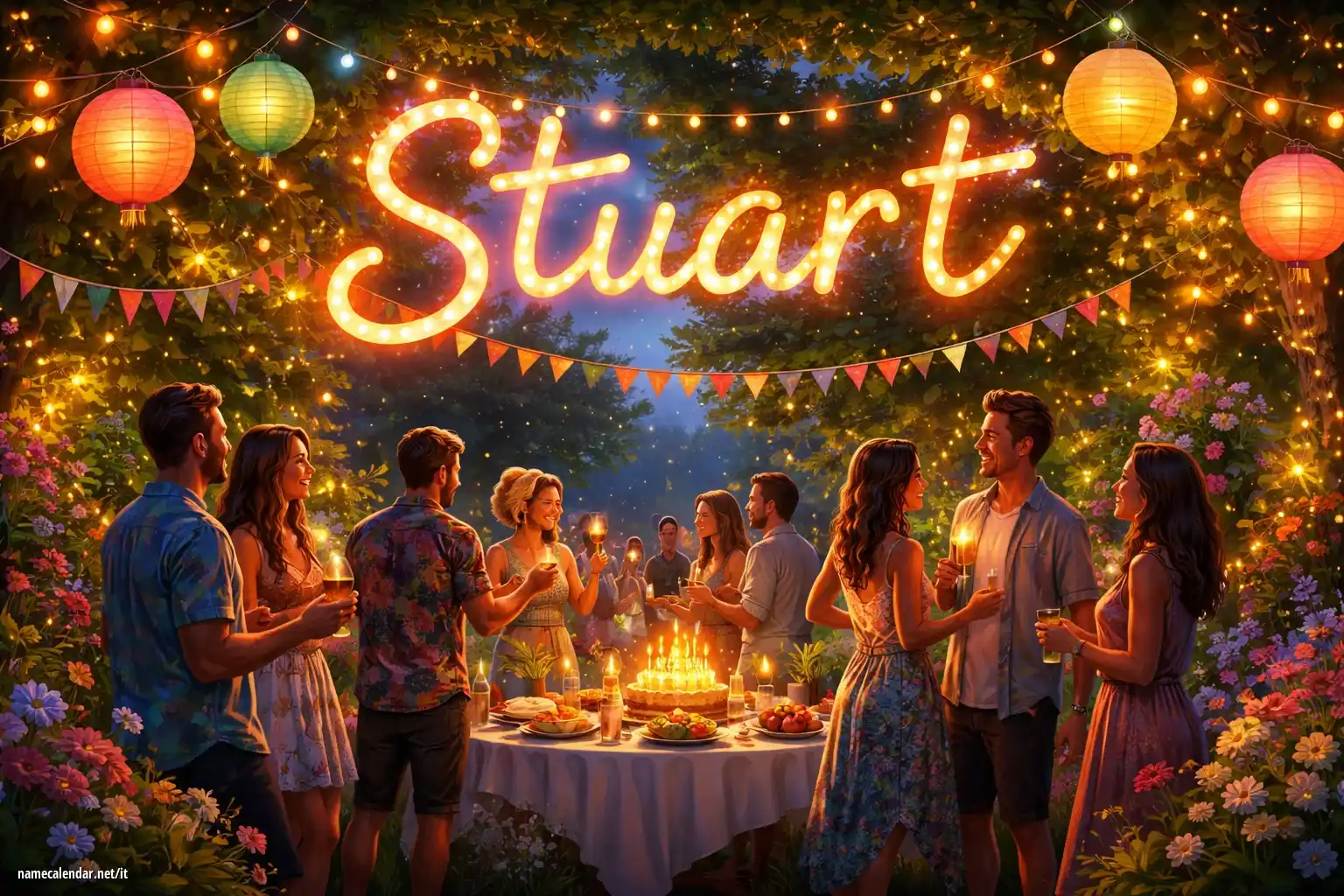 Celebrazione dell'onomastico e del nome - Stuart