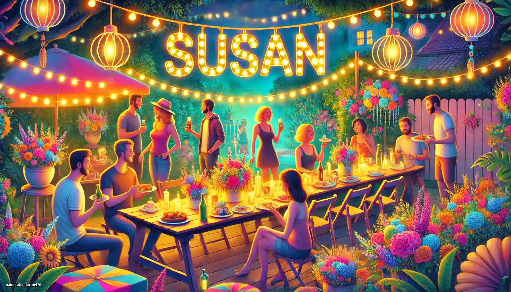 Celebrazione dell'onomastico e del nome - Susan