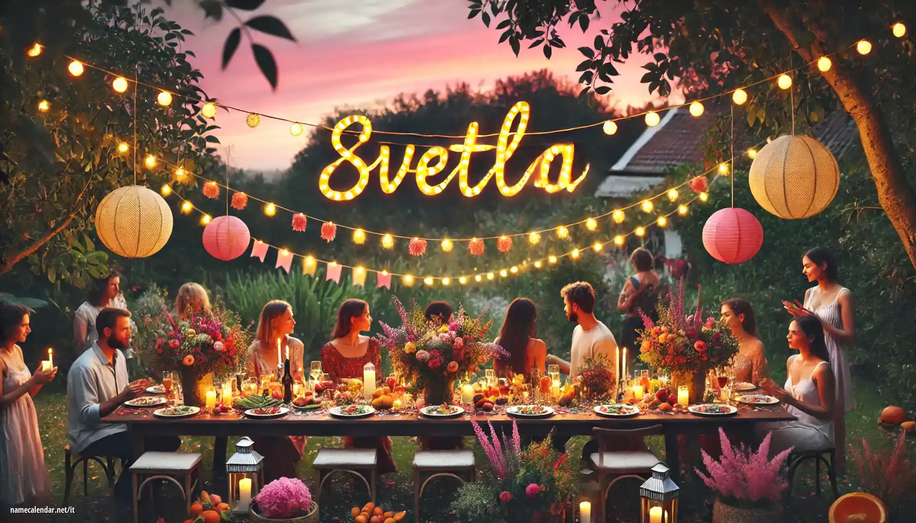 Celebrazione dell'onomastico e del nome - Svetla