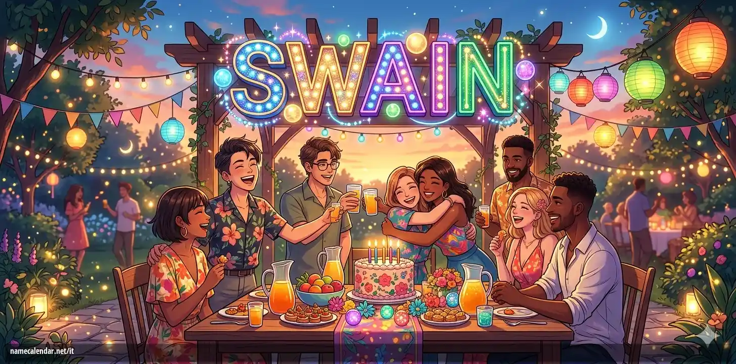 Celebrazione dell'onomastico e del nome - Swain