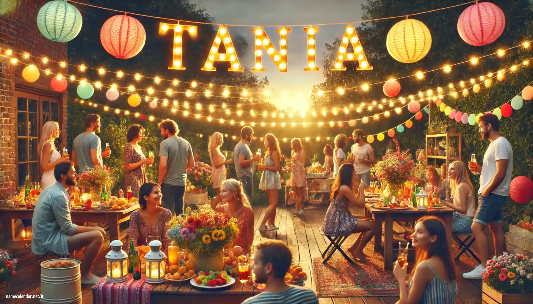 Celebrazione dell'onomastico e del nome - Tania