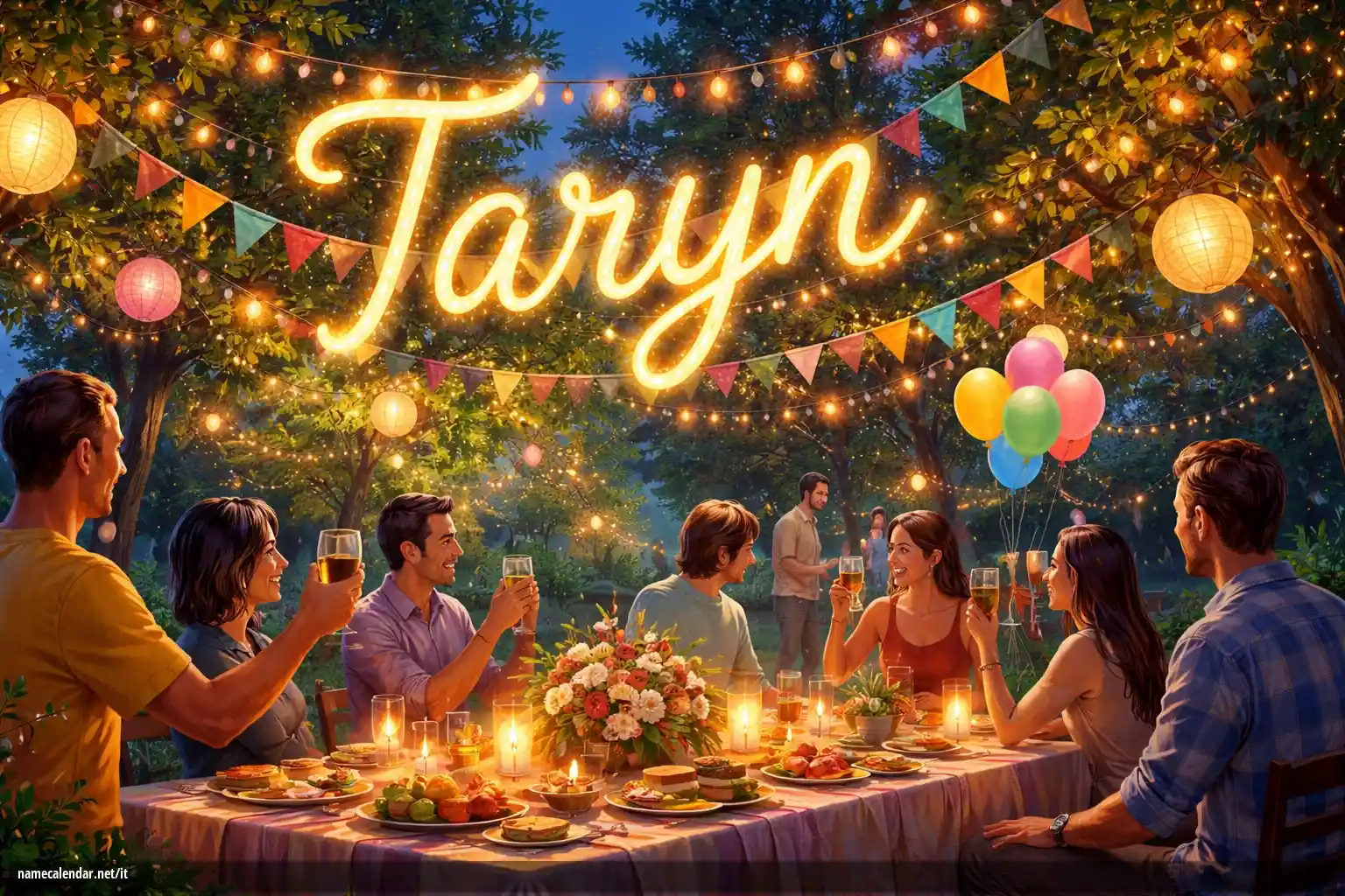 Celebrazione dell'onomastico e del nome - Taryn