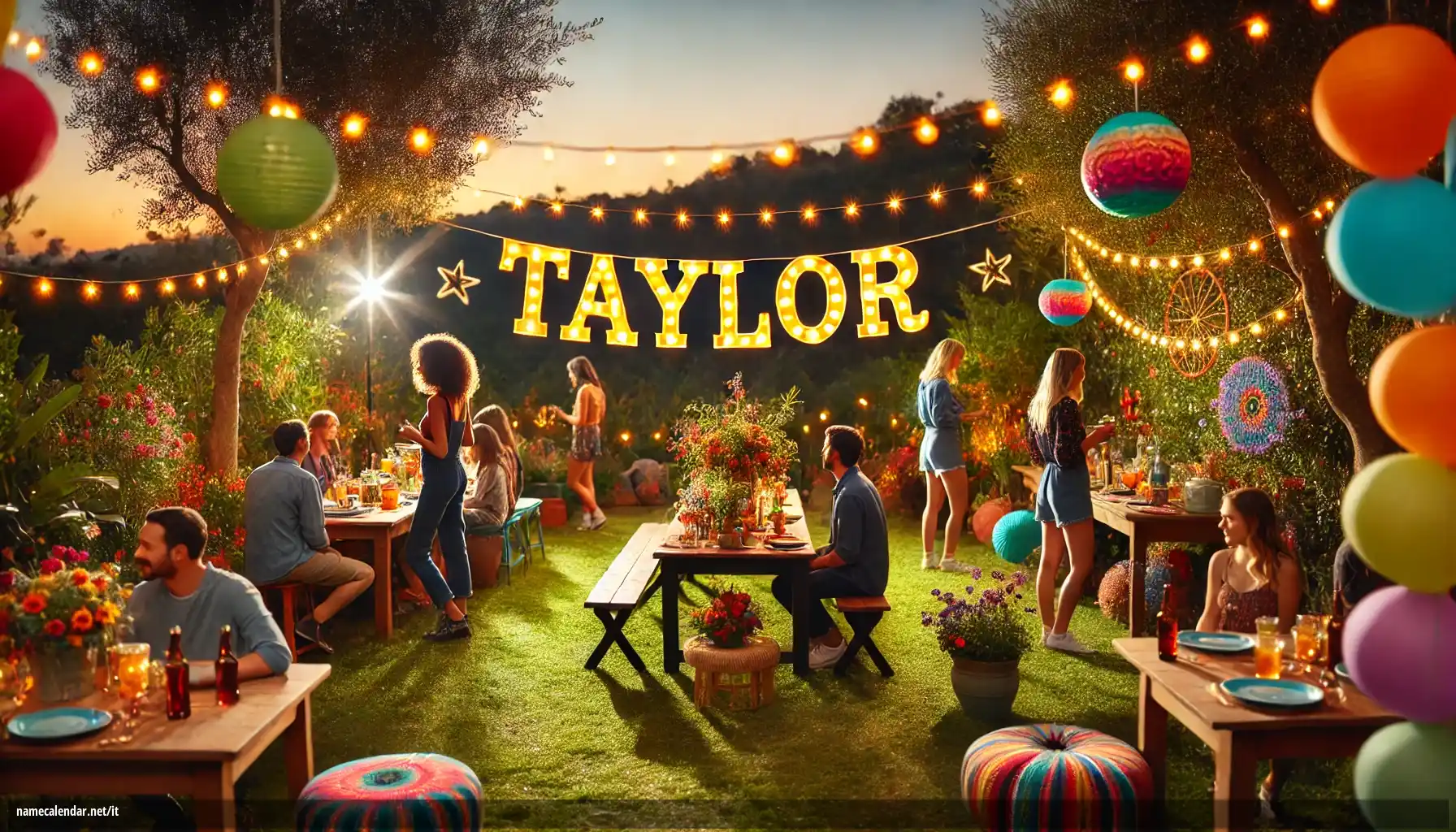 Celebrazione dell'onomastico e del nome - Taylor