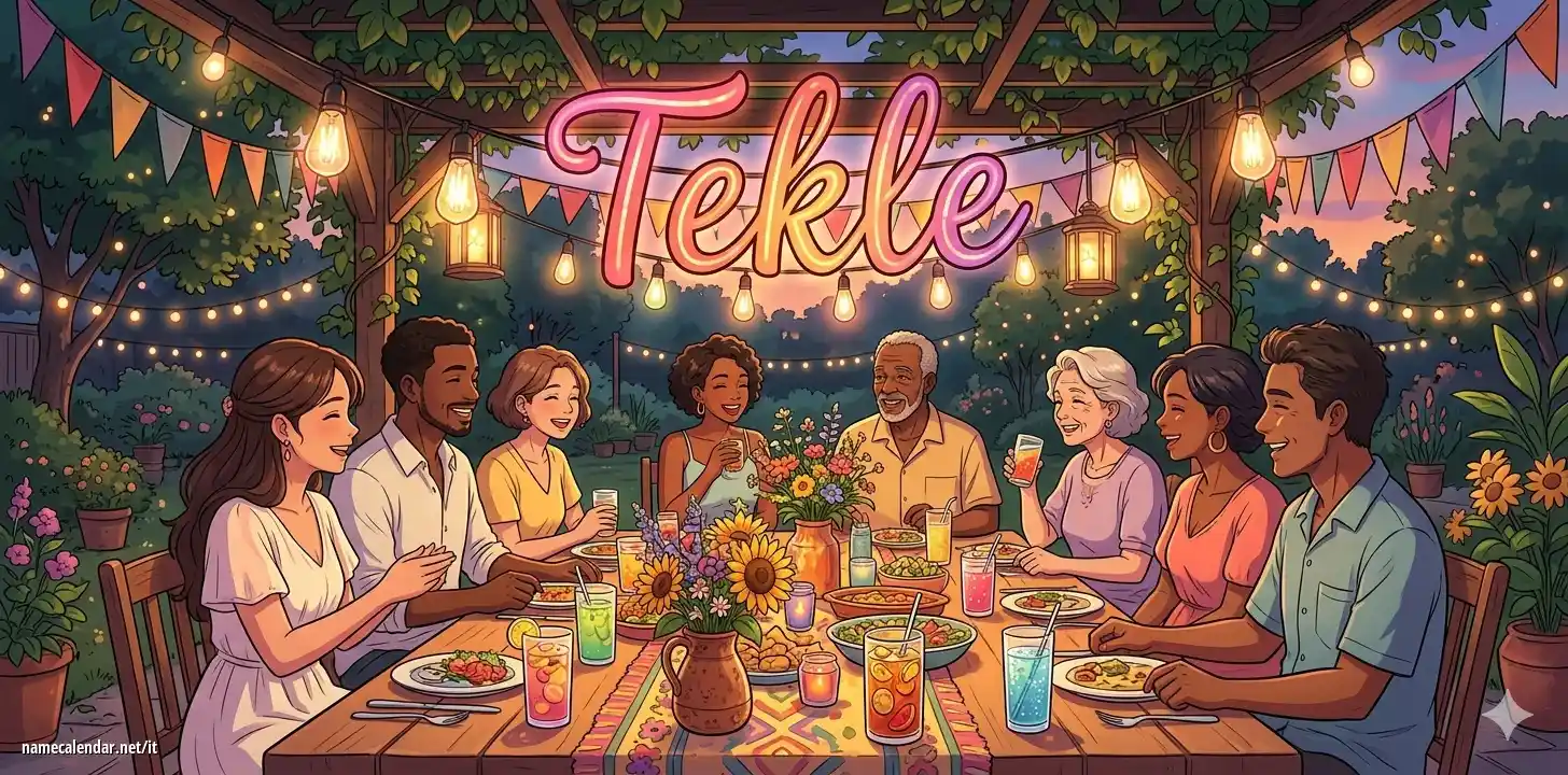 Celebrazione dell'onomastico e del nome - Tekle
