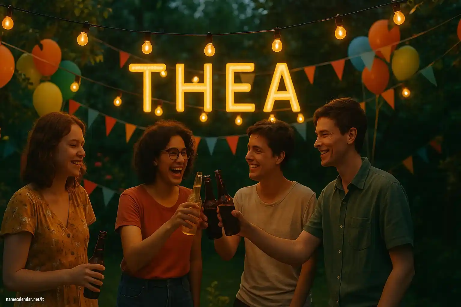 Celebrazione dell'onomastico e del nome - Thea