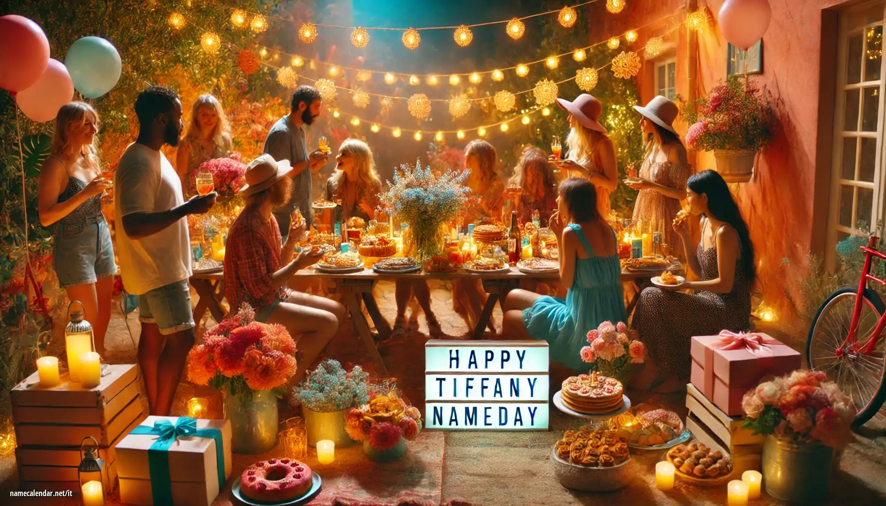 Celebrazione dell'onomastico e del nome - Tiffany