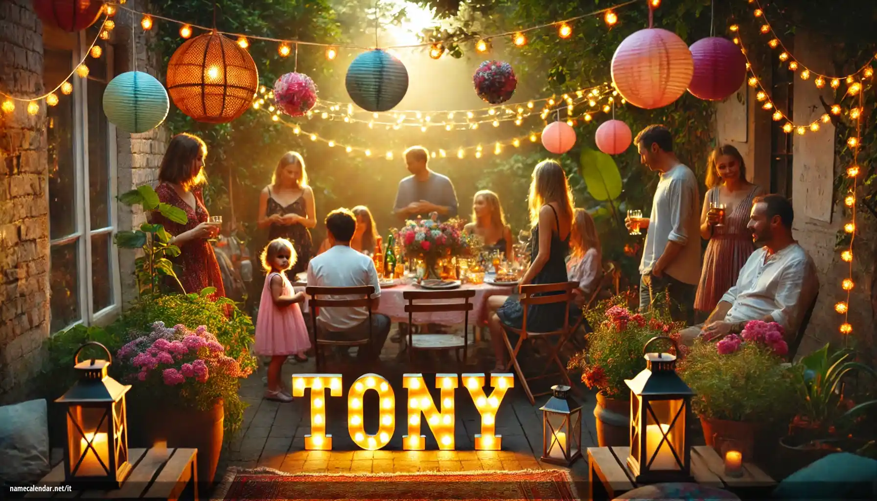 Celebrazione dell'onomastico e del nome - Tony