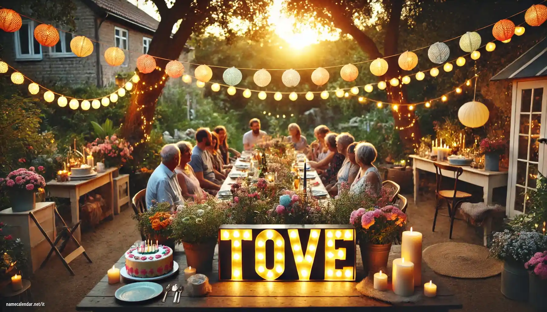 Celebrazione dell'onomastico e del nome - Tove